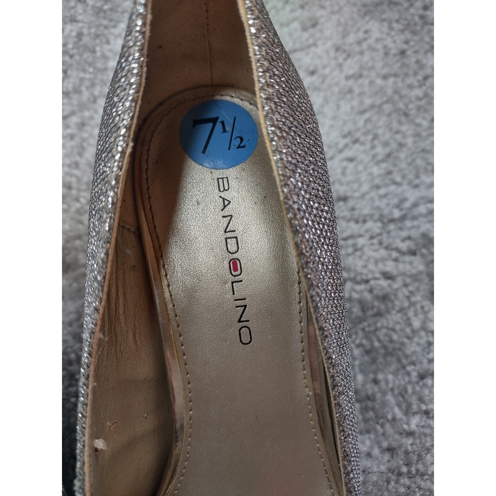 Bandolino pumps shoes for‎ women size 7.5 sparkle glitter - Picture 2 of 11